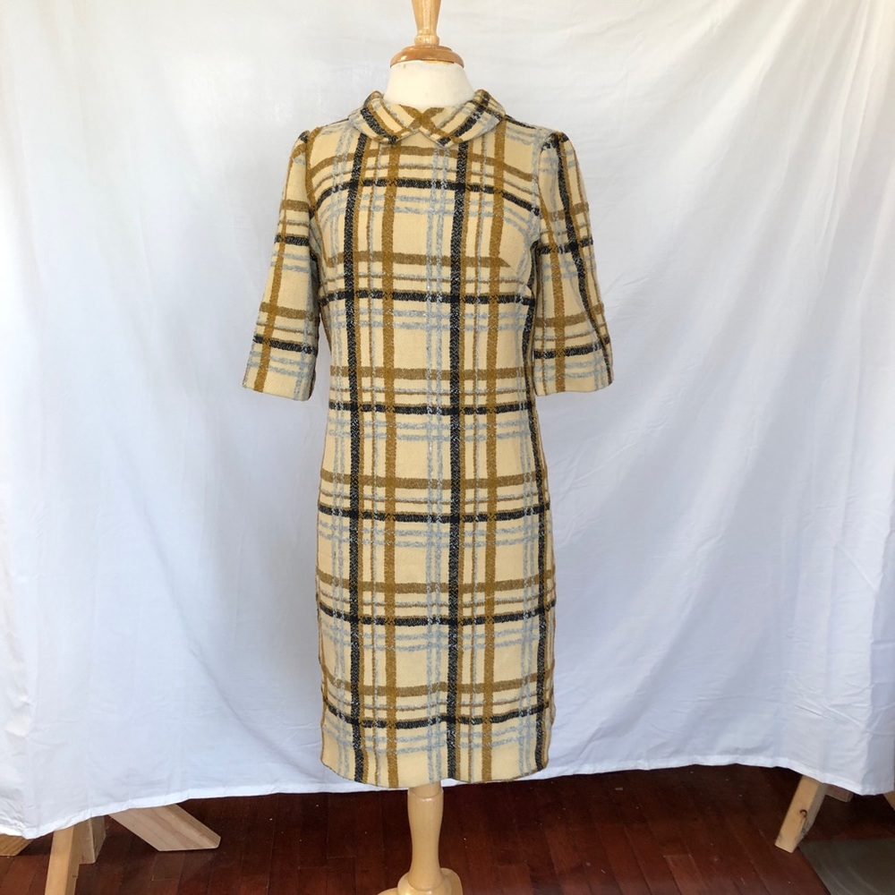 Vintage Jeanie Petite mod shift dress 1960s S/M